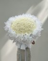 150 White Roses Bouquet